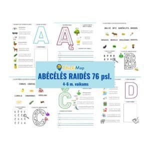 Lietuviška mokymosi abėcėlė vaikams (PDF)